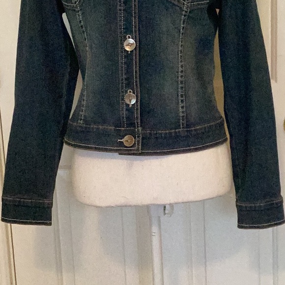 V Cristina Vintage Embellished Jean Jacket - Picture 4 of 11